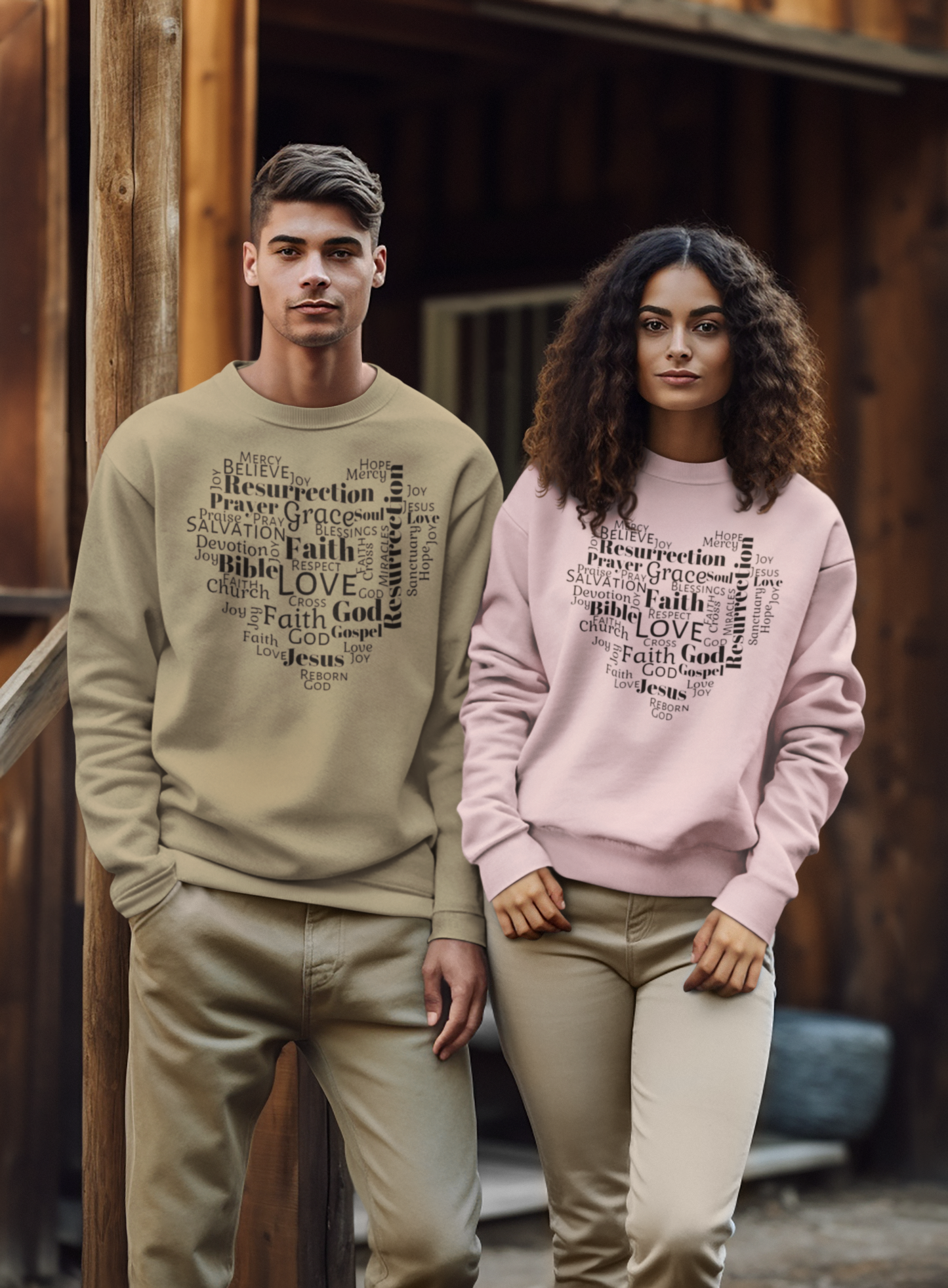 Word Heart Sweatshirt