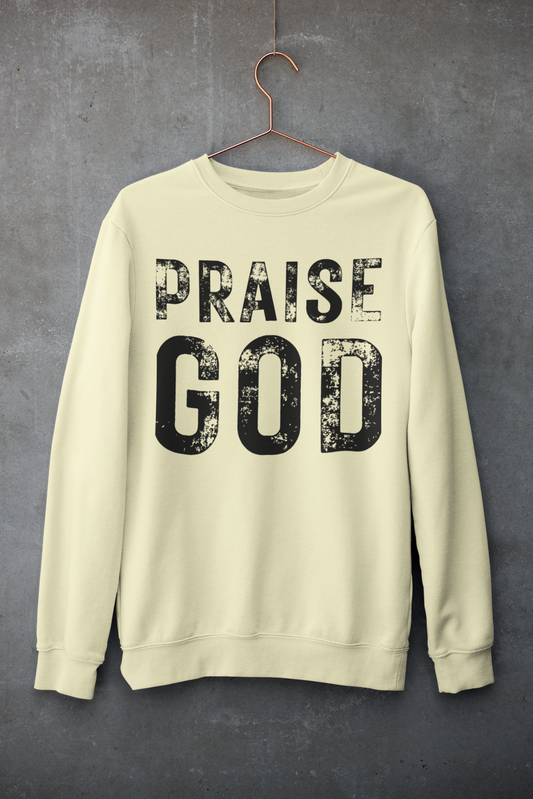 Praise God Sweatshirt - Premium (AS Color)